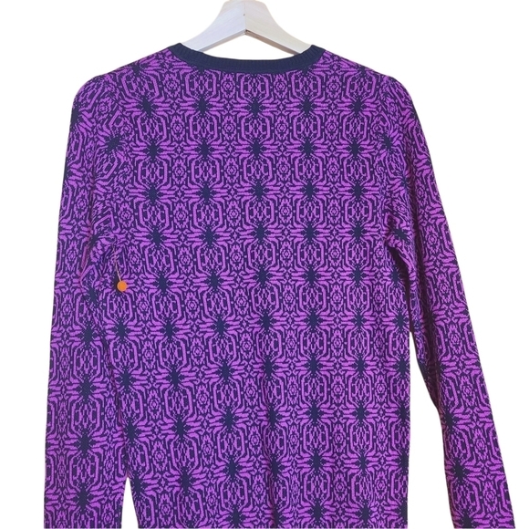 NEW Kim  Rogers purple long-sleeved pull-over crew-neck sweater - Picture 10 of 12